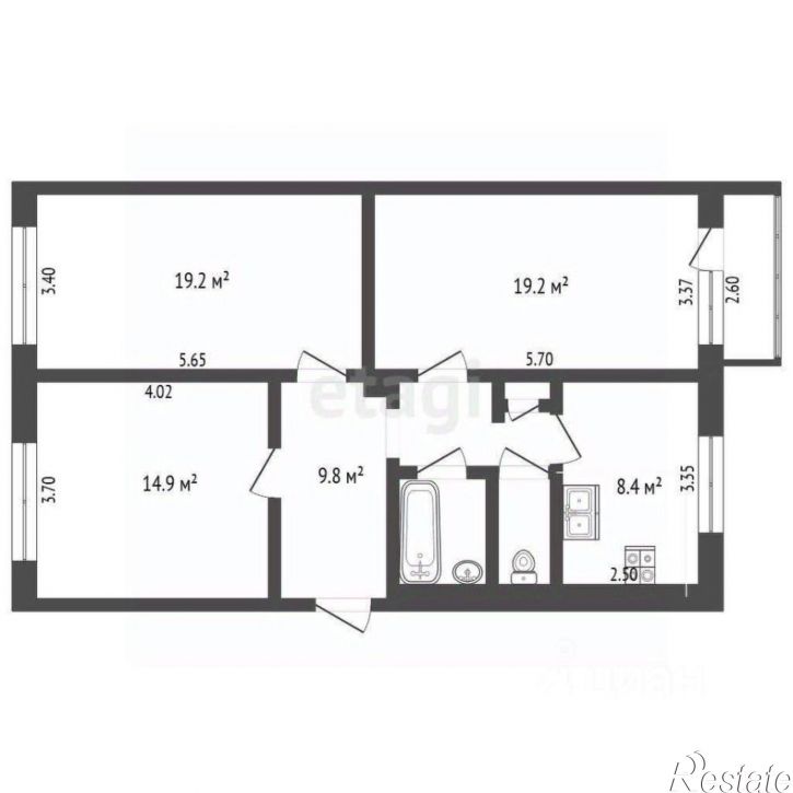 3-комн квартира улица Ленина, 133А,  д. 133А
