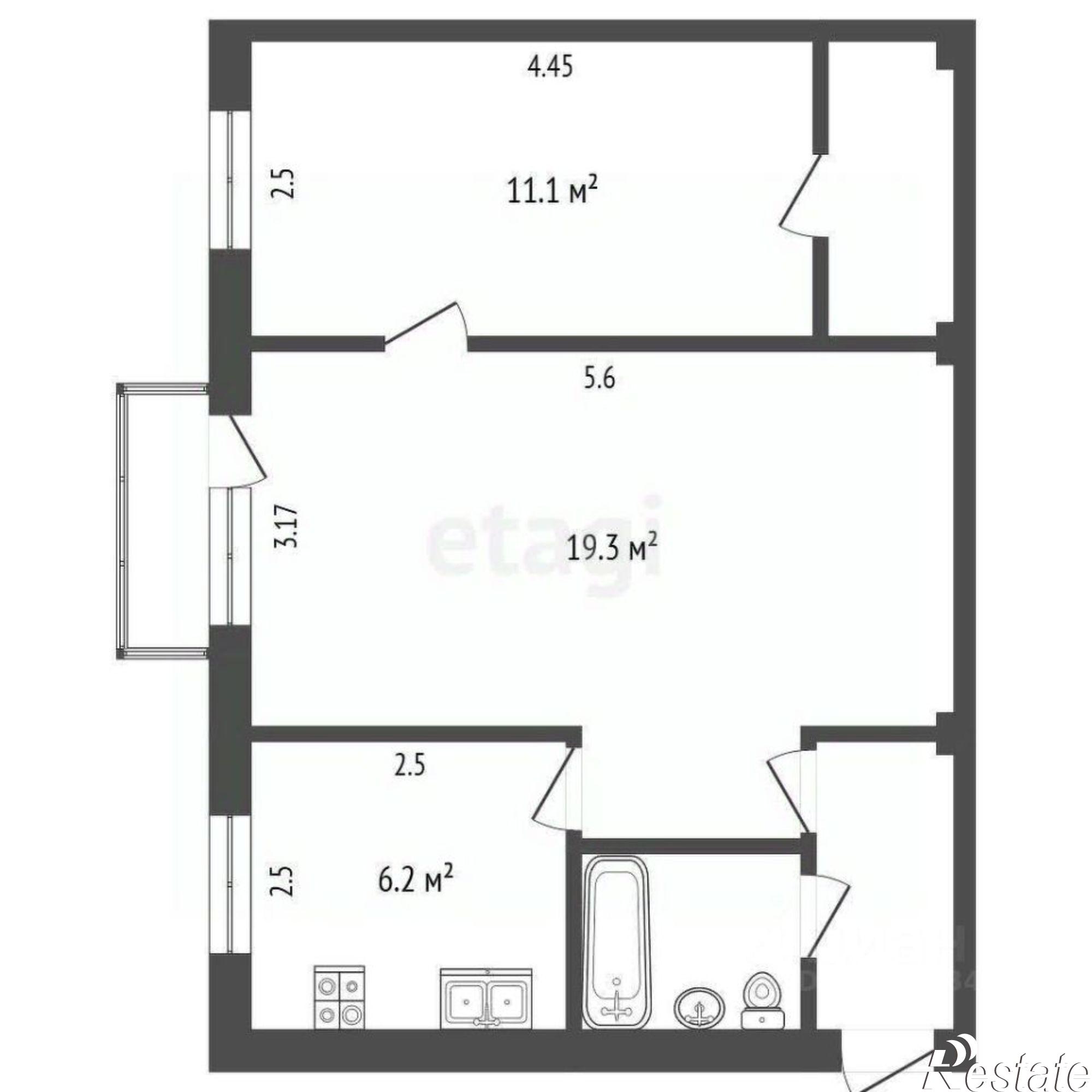 Купить квартиру за 2 800 000 рублей на улица Ломоносова, 41