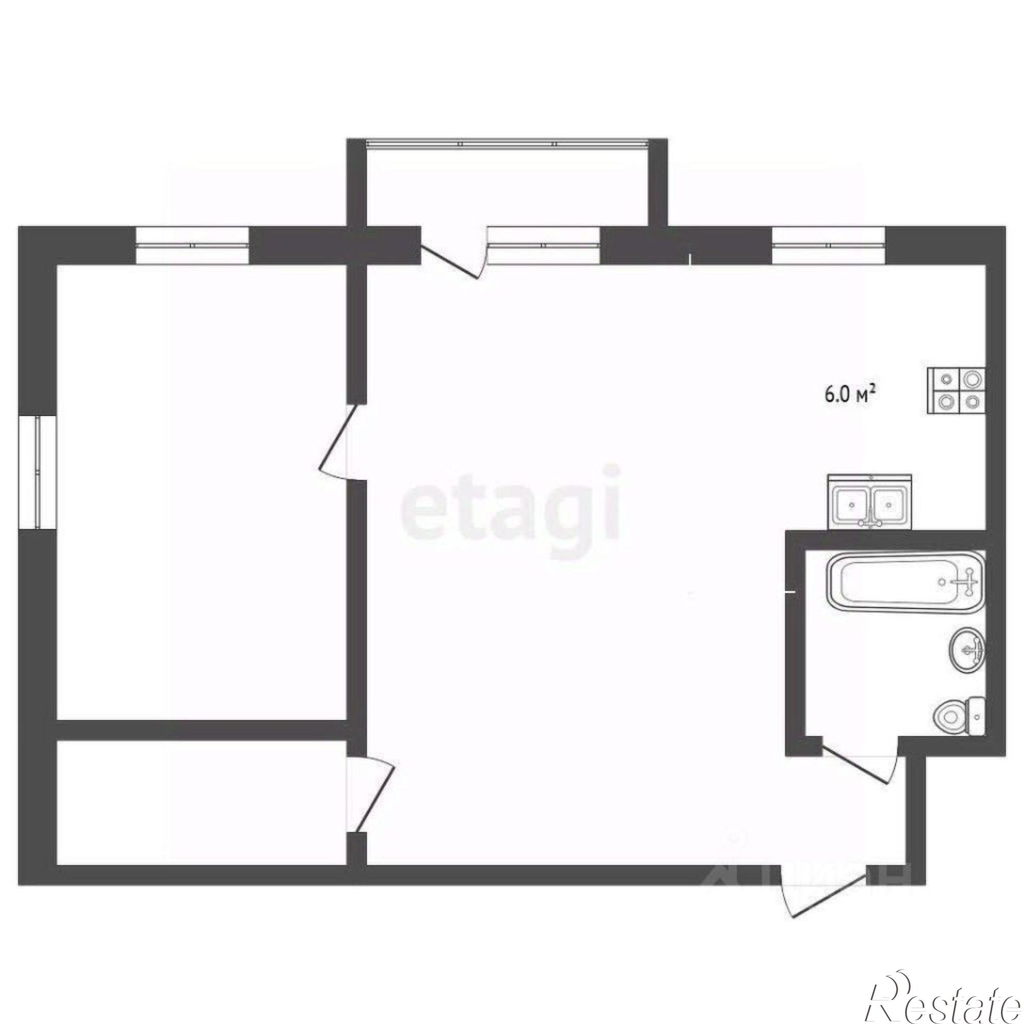 Купить квартиру за 4 450 000 рублей на Советский проспект, 84