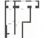 офис 51 кв м, этаж 1/9 Советский проспект, 61