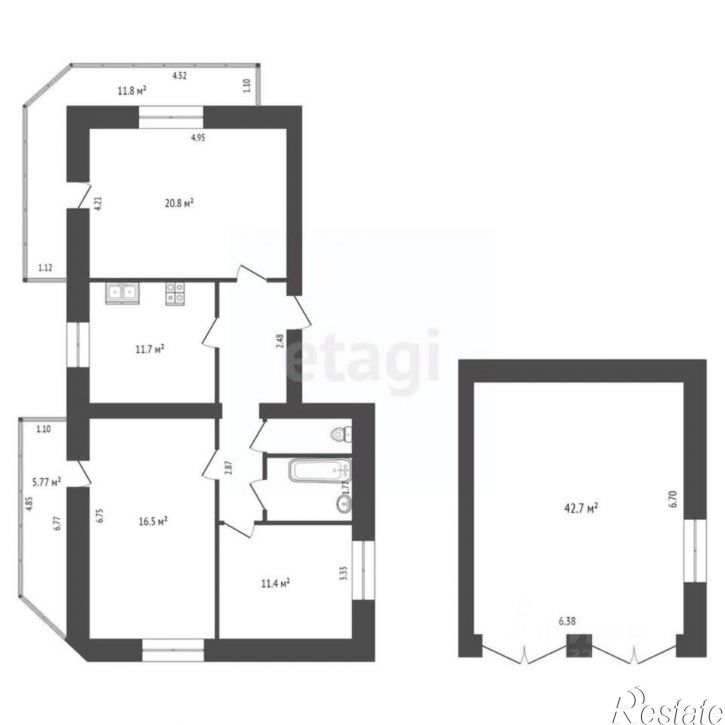 3-комн квартира Южная улица, 20,  д. 20