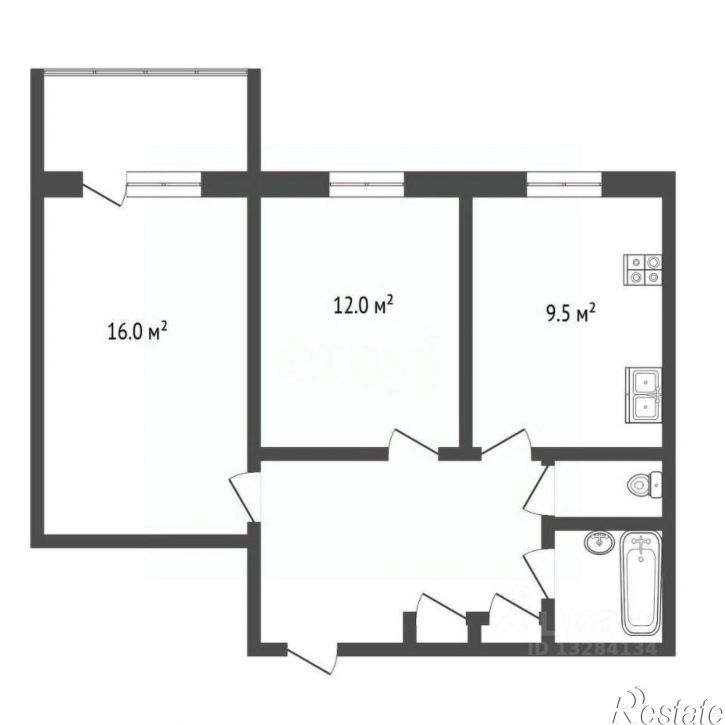 2-комн квартира Остинская улица, 31,  д. 31