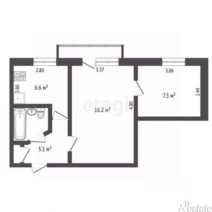 2-комн квартира Советский проспект, 63,  д. 63