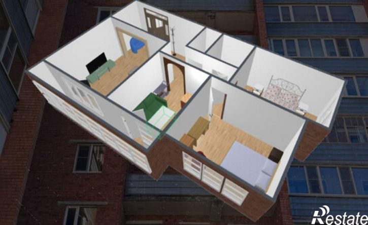 3-комн квартира Первомайская улица, 42,  д. 42