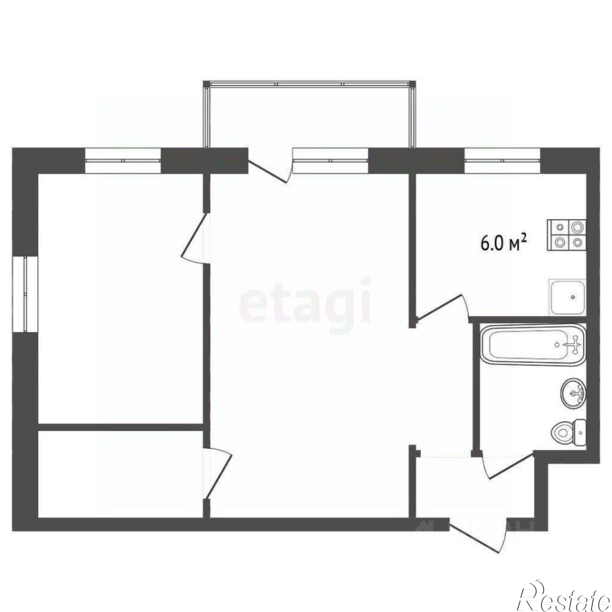 Купить квартиру за 3 300 000 рублей на б-р Доменщиков, 25