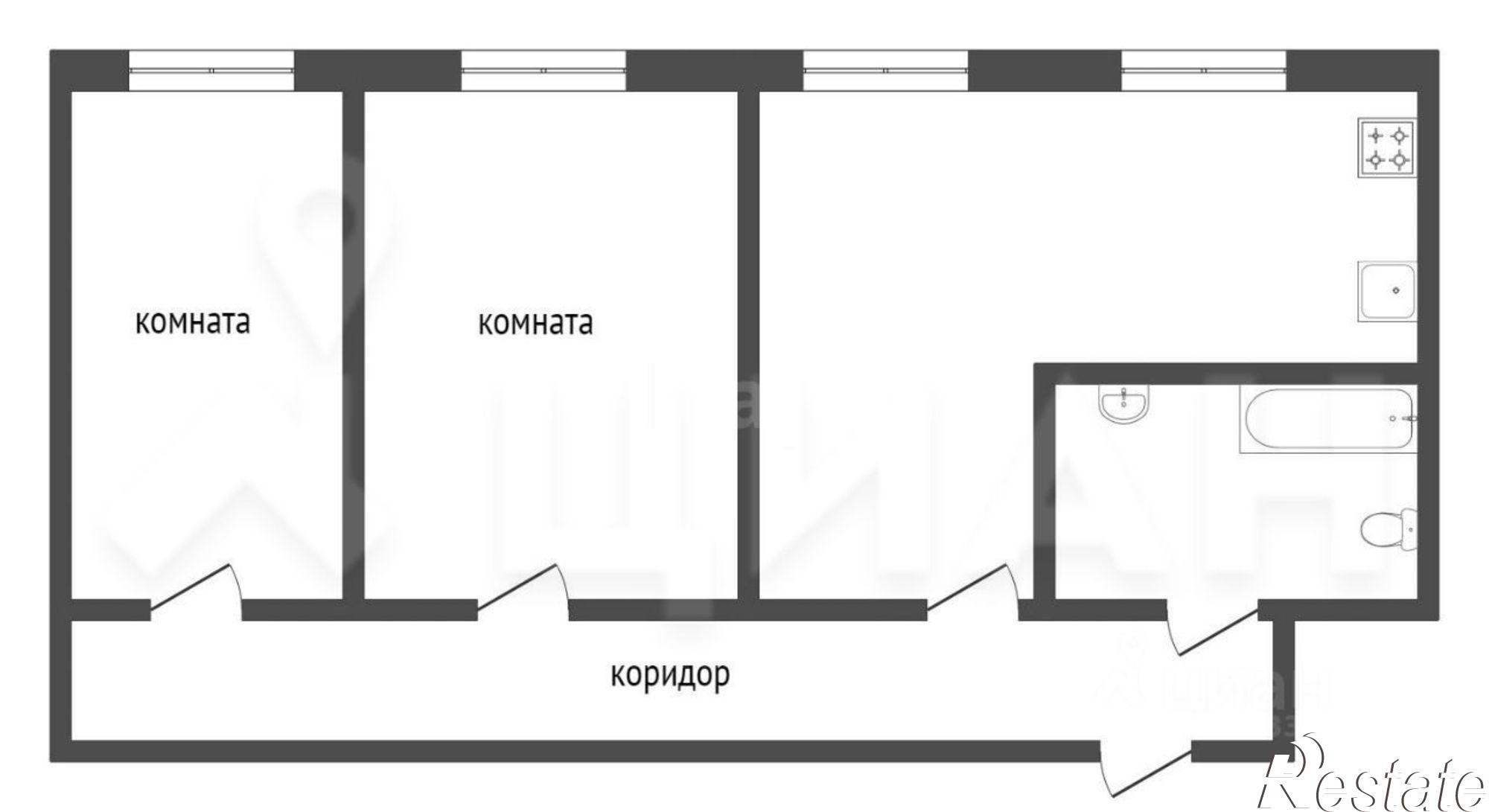Купить квартиру за 4 690 000 рублей на Московский пр-кт, 62