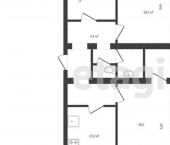 3-комн, 82кв м, этаж 5/5 Советский проспект, 22А