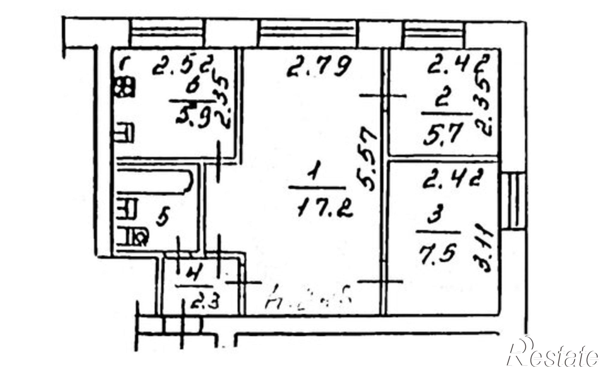 Купить квартиру за 3 100 000 рублей на Советский проспект, 101