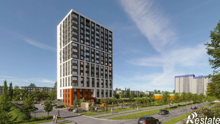 1-комн квартира в новом доме Октябрьский проспект, 96,  д. 96