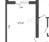 1-комн, 36кв м, этаж 9/9 ул Архангельская, 17