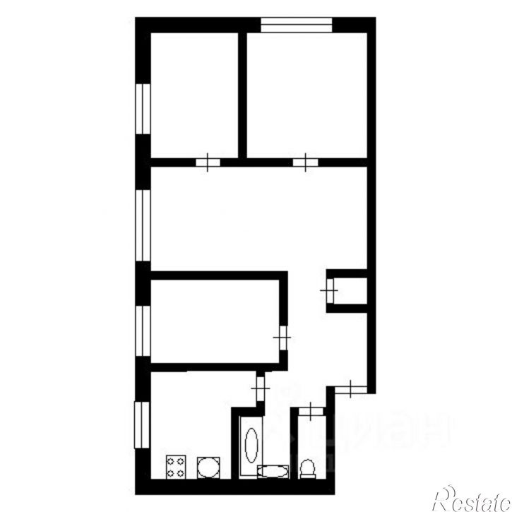 4-комн квартира ул Бардина, 19,  д. 19