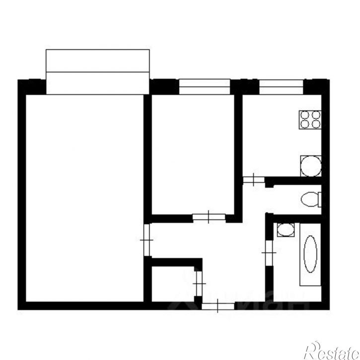 2-комн квартира ул Набережная, 29А,  д. 29А