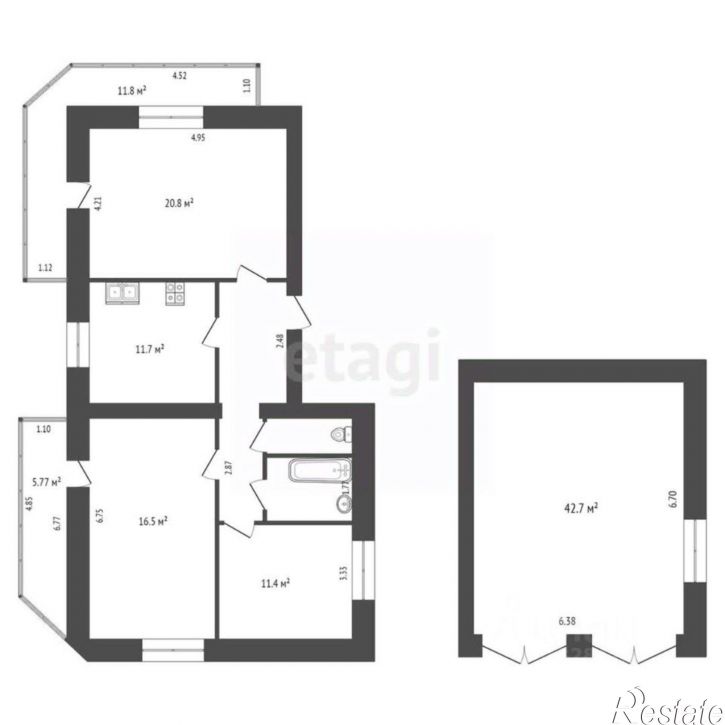 3-комн квартира Южная улица, 20,  д. 20
