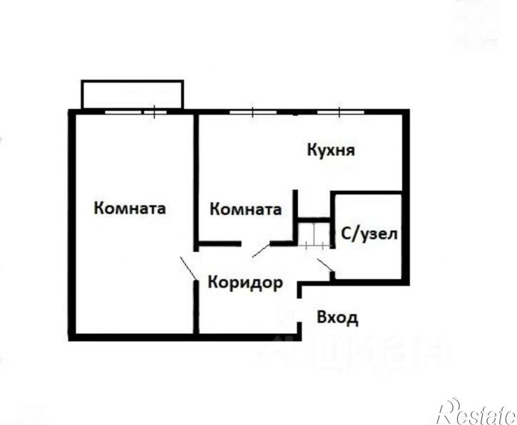 2-комн квартира Комсомольская улица, 35,  д. 35