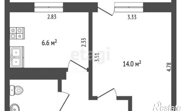 1-комн квартира ул Краснодонцев, 112,  д. 112