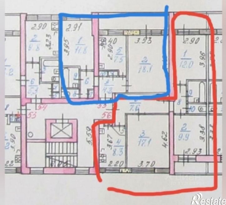 2-комн квартира ул Молодежная, 1А,  д. 1А