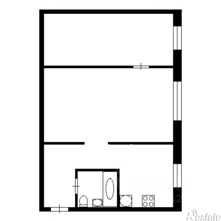 2-комн квартира Клубный пр-д, 6,  д. 6